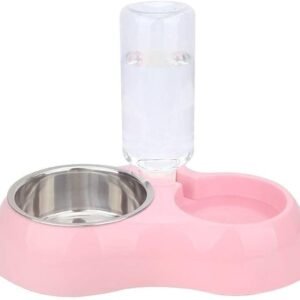Food & Water Dispenser ( 2in1) For Dogs & Cats