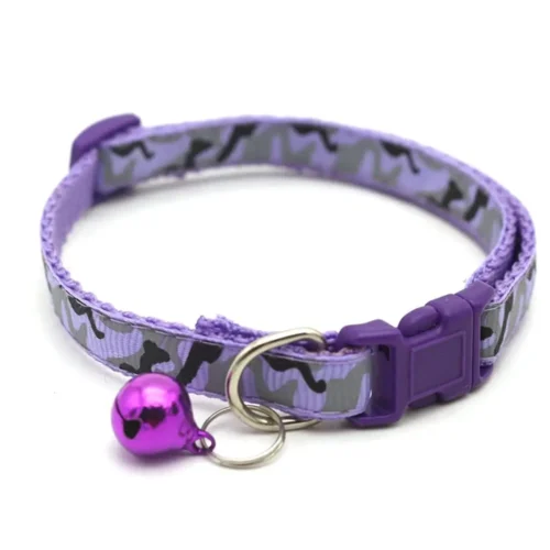 Cat Collar Army design With Bell