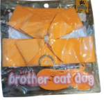 Dog Harness/Leash – Orange Color (L)